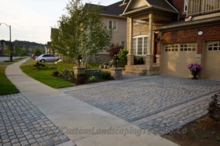 Interlock driveway and landscaping design project