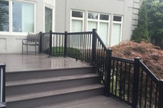 PVC Deck and landscaping project in Toronto