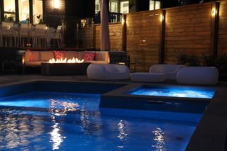 LANDSCAPING WITH POOL CONSTRUCTION AND OUTDOOR KITCHEN