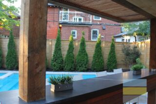 Custom Pool Design With Outdoor Kitchen